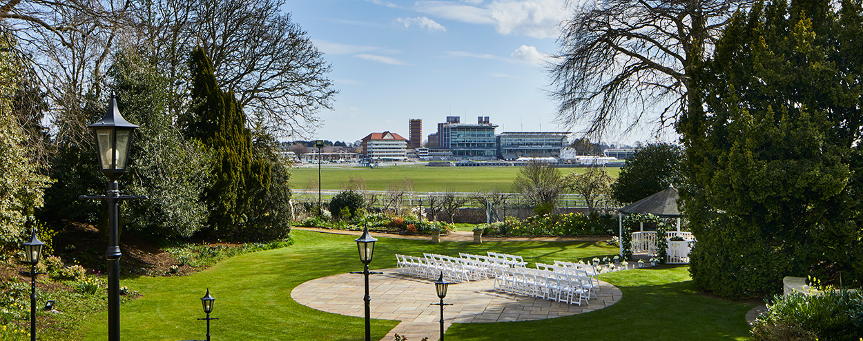 Approved venues for marriage and civil partnership - Delta Hotels by Marriott York garden view